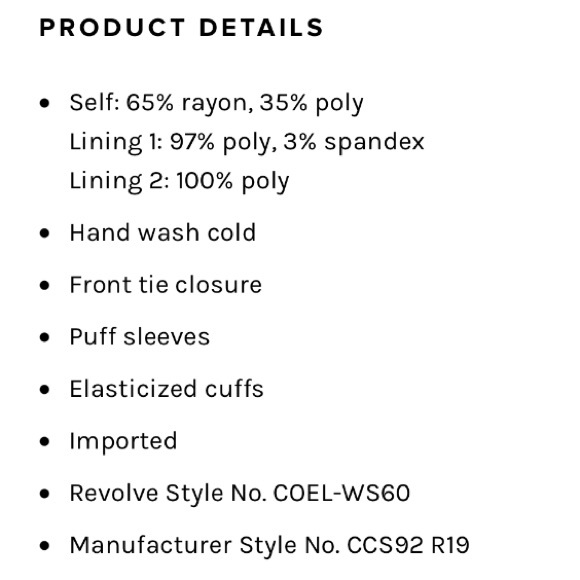 camila coelho marta crop top in pearl - Picture 2 of 4